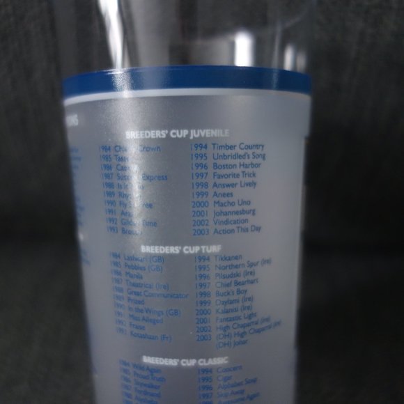 World Throroughbred Championships Lone Star Park October 30,  2004 Glass Cup - Picture 5 of 12